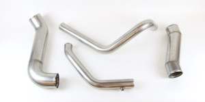 A piping kit for a Peterbilt 388 or 389 short hood truck with a Detroit Diesel Series 60 engine with DDEC3 or DDEC4 electronics.  The kit includes left side air to air tube, right side air to air tube, lower radiator tube and upper radiator tube.  The tubes are made from 304 stainless steel and offered in a mill finish.