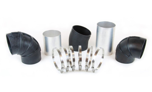 Kustom Truck Parts Air Intake Kit, 23112001, for Kenworth T660/T800 to Cat C15/3406E turbo