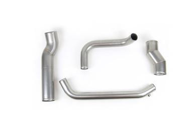 Kustom Truck Parts CAC/Rad Tubes, 24207005, 304 stainless for Kenworth W900B 2008+ chassis with N14 engine