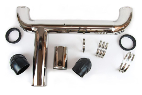 Kustom Truck Parts Stainless Air Intake Kit, 19912006, for Peterbilt 389 to Cat C12, Cummins ISX, Detroit Series 60