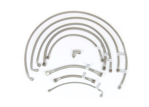 Kustom Truck Parts Stainless Hose Kit, 99102092, OEM fuel line upgrade for universal Cat 3406E diesel replacement Kustom Truck Parts Stainless Hose Kit, 99102092, OEM fuel line upgrade for universal Cat 3406E diesel replacement