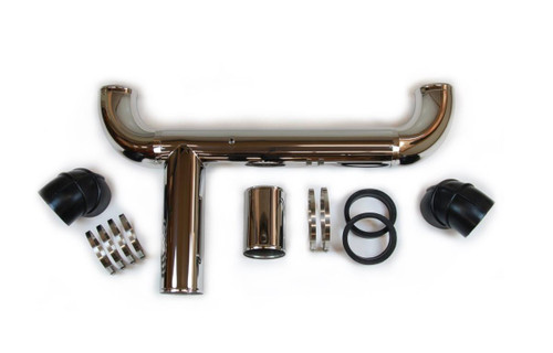 Kustom Truck Parts Air Intake Kit, 19912008, polished 304 stainless for Peterbilt 388 Cat 3406E/C15 diesel replacement Kustom Truck Parts Air Intake Kit, 19912008, polished 304 stainless for Peterbilt 388 Cat 3406E/C15 diesel replacement