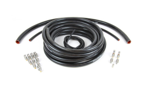 Black Heater Hose Plumbing Kit, 19911002, for Peterbilt and Kenworth heavy-duty truck engine conversions Black Heater Hose Plumbing Kit, 19911002, for Peterbilt and Kenworth heavy-duty truck engine conversions