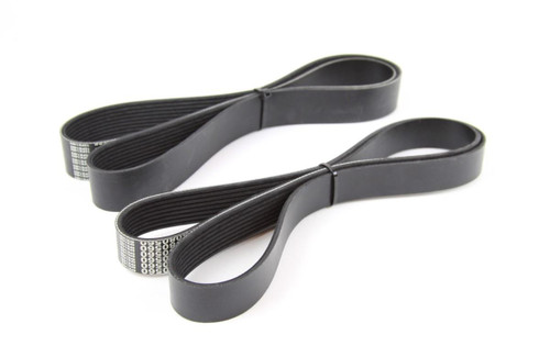 Kustom Truck Parts Belt Set, 99302013, for Kenworth W900L/Peterbilt 388/389 Detroit Series 60 10/8 Groove  