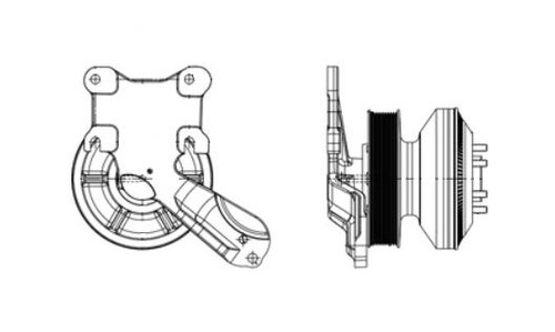 Kustom Truck Parts Horton Drivemaster Advantage Fan Hub, 99302004, for Detroit Series 60 Kustom Truck Parts Horton Drivemaster Advantage Fan Hub, 99302004, for Detroit Series 60