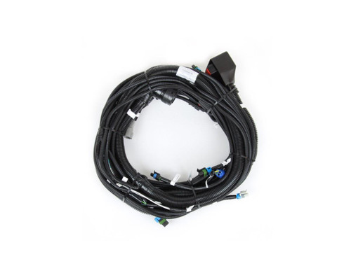 Engine installation harness for installing a Detroit Diesel Series 60 engine (DDEC5 engine electronics) into a Peterbilt truck with NAMUX1 Cummins chassis electronics. Engine installation harness for installing a Detroit Diesel Series 60 engine (DDEC5 engine electronics) into a Peterbilt truck with NAMUX1 Cummins chassis electronics.