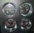 Installed Kustom Truck Parts Oil Temperature Gauge Kit, 29115006, for Kenworth NAMUX1 Caterpillar