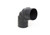 A universal 90-degree LONG RADIUS air intake elbow.  Each side of the elbow accepts a 6" OD tube.