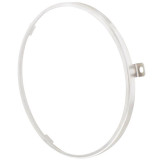 Replacement for CV713 GRANITE YEAR 2003 STAINLESS STEEL 7IN ROUND HEADLIGHT RETAINING RING (for MACK) and others