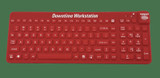 Interlight IN-0126503 Waterproof Sealed Keyboard Replacement Electronics Red