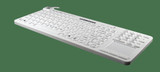 Really Cool Waterproof Sealed Keyboard Touch LP With MagFix And Backlight White