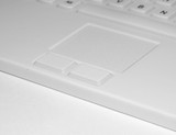 Slim Cool Waterproof Sealed Keyboard With Touchpad With MagFix And Backlight White