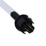 BASE: B29-I   4 PIN LARGE ROUND WITH BARRIERS - BULBFINISH: CLEAR - LIFE: 10000 - MOLIN: 15.17 - WATTS: 40