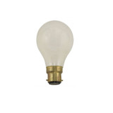 AMPS: 0.333 - BASE: B22D DOUBLE CONTACT 22MM DIAMETER  2 LUG - BULBFINISH: FROST - BULBSHAPE: A19 - MOLIN: 4.13 - VOLTS: 120 - WATTS: 40