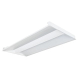 30W LED 1x4 Volumetric Troffer 120-277V 0-10V Dimmable 5000K Daylight White Finish Replacement