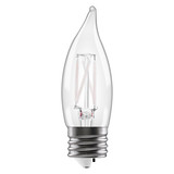 LED 4W B10 Candelabra Dimmable White Filament Selectable Color 2-Pack Replacement