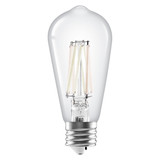 LED 11.5W ST19 Edison Style Dimmable White Filament Selectable Color 2-Pack Replacement