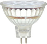 LED 6W MR16 3000K Warm White Flood 35 GU5.3 Base Dimmable Glass Lens Replacement