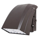 30W LED Slim Cutoff Wall Pack 120-347V 0-10V Dimmable Sel CCT Bronze Finish with Photocell Replacement