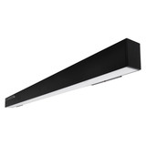 LED Linear Slot Light Gen 1 48W 120-277V Dimmable Sel CCT 4ft DirectIndirect Wide Black Replacement