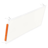45W LED 2x4 Panel Retrofit Door Kit 120-277V 0-10V Dimmable Sel CCT White Finish Replacement