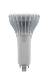 LED 15W PL Quad Tube CFL Replacement Dimmable Vertical 3500K Neutral White G24q Base SubstiTUBE Replacement