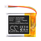 AMPS: 0.75 - VOLTS: 3.7
