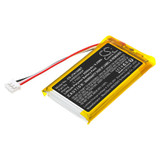 Alarm System Battery 2.5Ah 3.7V Black 9.25Wh Li-Polymer Replacement