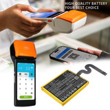 Payment Terminal Battery 2.4Ah 7.6V Black 18.24Wh Li-Polymer