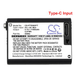 Flashlight Battery 1.1Ah 3.7V Black 4.07Wh Li-ion
