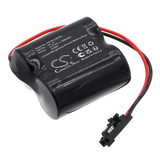 Door Lock Battery 1.5Ah 6V Black 9Wh Li-MnO2 Replacement