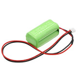 Emergency Lighting Battery 0.6V 4.8Ah Green 2.88Wh Ni-MH Replacement