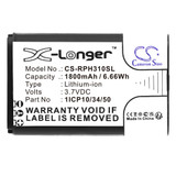 AMPS: 1.8 - VOLTS: 3.7