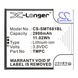 AMPS: 2.9 - VOLTS: 3.8