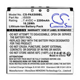 AMPS: 2.2 - VOLTS: 7.4
