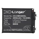 AMPS: 4.85 - VOLTS: 3.88