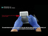 96 Well ELISA Plate 8-Well Detachable High Binding White Frame and Black Well 5 pk 50 cs Replacement