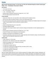 Disposable Sampler 10 mL Vial 3 mL VTM Sterile Oropharyngeal Swabs Replacement