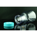 3L PC Wide-mouth High Efficiency Erlenmeyer Flasks Flat bottom Vent Filter Cap Sterile 1 pk 4 cs