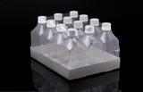 60mL PETG Square Media Bottles Sterile Tray-Packed 40 pk 200 cs Replacement