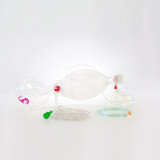 Ambu Adult SPUR II BVM Bag Reservoir with EtCO2 Adult Medium Mask Gas Sampling Line Case of 6