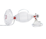 Adult SPUR II BVM Bag Reservoir Adult Medium Mask Manometer Case of 6 Replacement