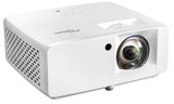 Compact WXGA short throw laser projector 3600 lumens 0.52 to 1 300000 to 1 contrast RJ45