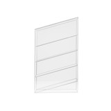 Clear Pipette Storage Bin Acrylic 4 Compartments Desktop Replacement
