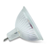 AMPS: 1.667 - BASE: GX5.3 / GU5.3    2-PIN - BULBSHAPE: MR16 - COLORTEMP: 2950 - LIFE: 3000 - MOLIN: 1.73 - VOLTS: 12 - WATTS: 20