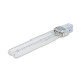 AMPS: 0.150 - BASE: G23 2-PIN  PLASTIC CENTER - BULBFINISH: GERMICIDAL - BULBSHAPE: T4 - LIFE: 8000 - MOLIN: 6.50 - VOLTS: 60 - WATTS: 9