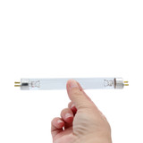 BASE: G5  MINIATURE BIPIN - BULBFINISH: CLEAR - BULBSHAPE: T5 - LIFE: 3000 - MOLIN: 6 - WATTS: 4
