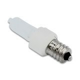 AMPS: 0.333 - BASE: E12   CANDELABRA SCREW BASE   12MM DIAMETER - BULBFINISH: FROSTED - BULBSHAPE: T3 - LIFE: 3000 - LUMENS: 560 - MOLIN: 2.50 - VOLTS: 120 - WATTS: 40