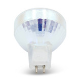 AMPS: 3.659 - BASE: GX5.3 / GU5.3    2-PIN - BULBSHAPE: MR13 - COLORTEMP: 3350 - LIFE: 35 - MOLIN: 1.75 - VOLTS: 82 - WATTS: 300