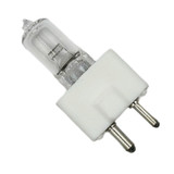 AMPS: 8.333 - BASE: GY9.5 / GZ9.5  2-PIN PREFOCUS - BULBFINISH: CLEAR - BULBSHAPE: T3 - COLORTEMP: 3300 - LIFE: 50 - LUMENS: 2900 - MOLIN: 1.91 - VOLTS: 12 - WATTS: 100